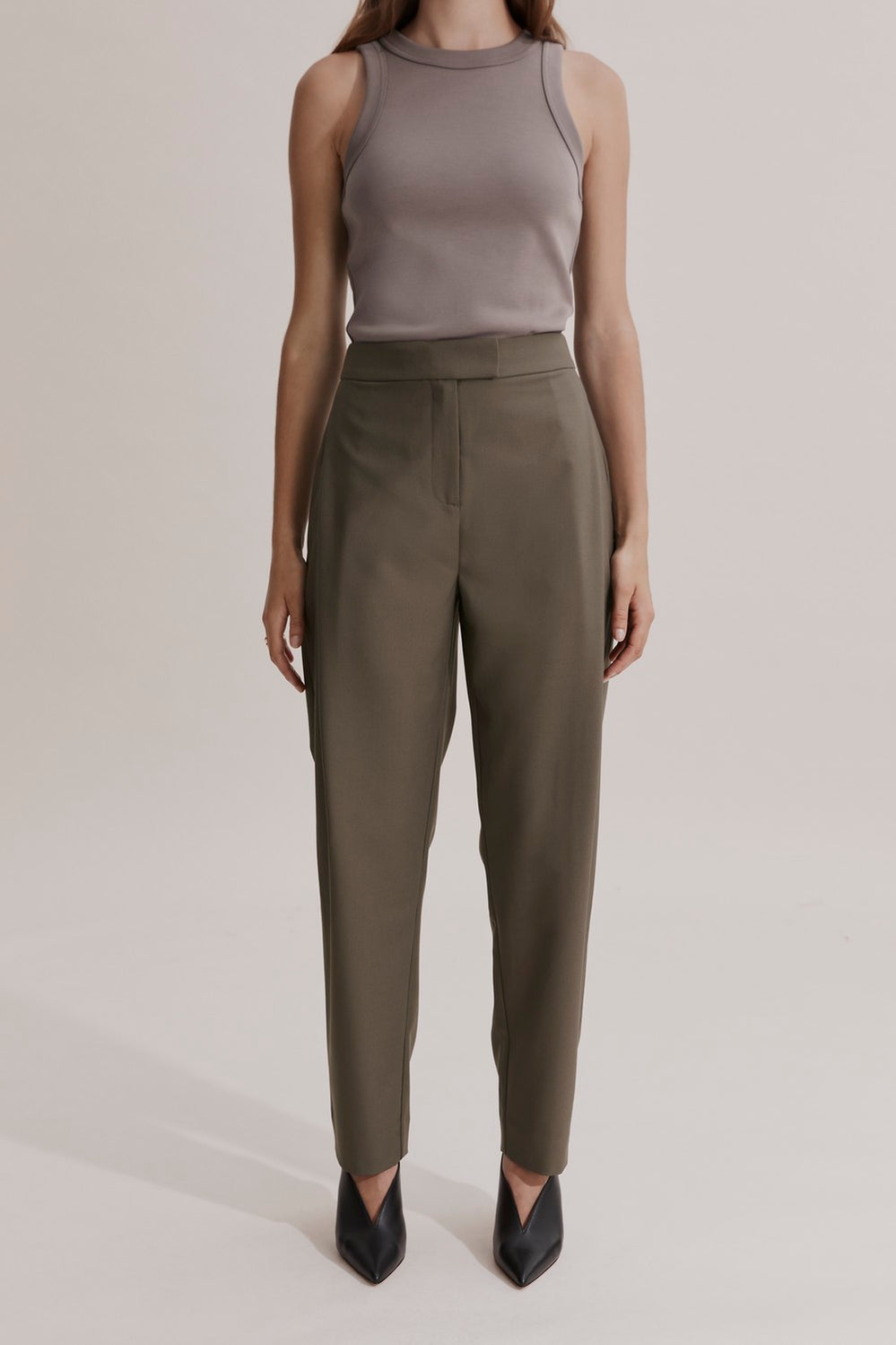 Wool Pleat Pant