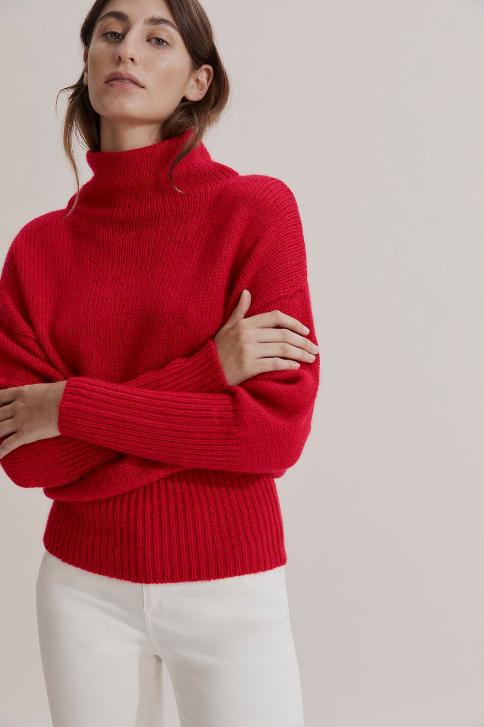 Funnel Neck Knit