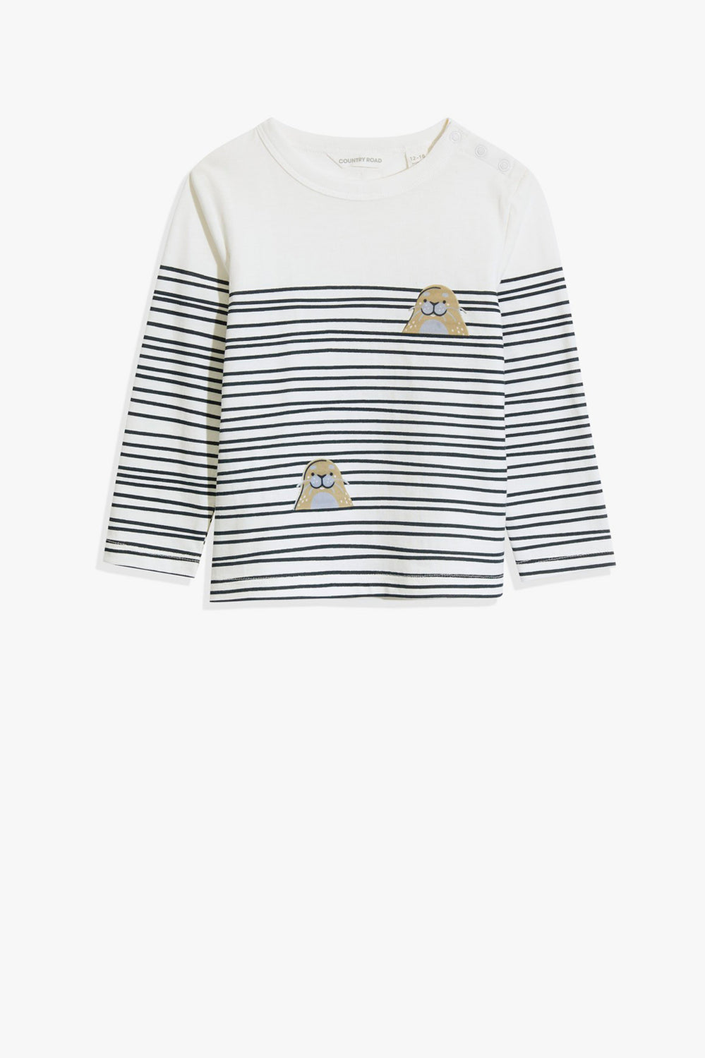 Cotton Seal Stripe T-Shirt