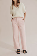 Cotton Wide Leg Jean