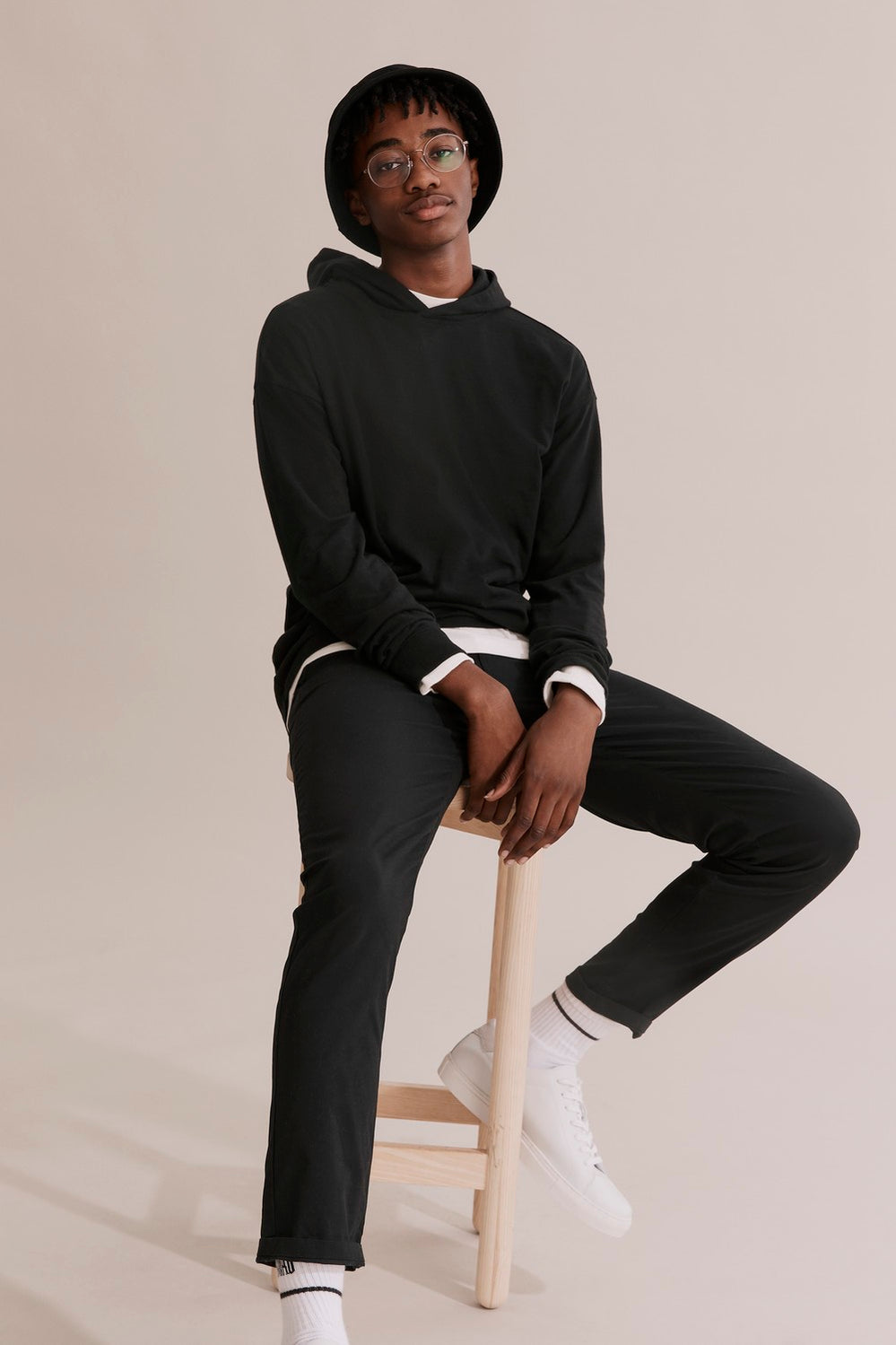 Teen Cotton Text Print Hooded T-Shirt