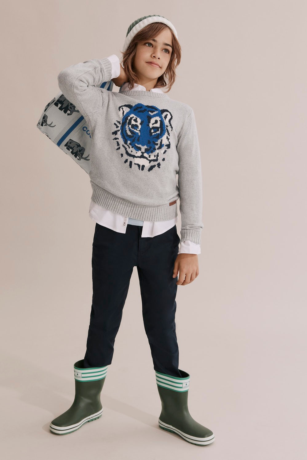 Snow Tiger Knit