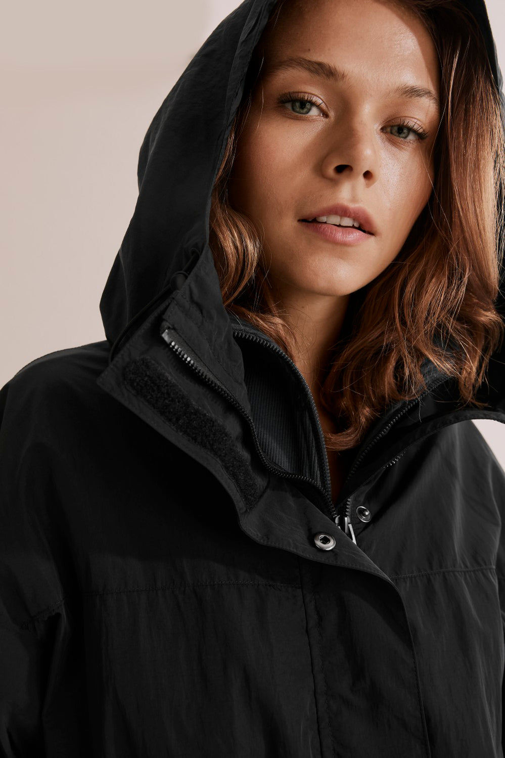 Recycled Nylon Longline Spray Jacket