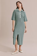 Knit Polo Dress