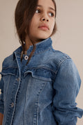 Frill Denim Jacket