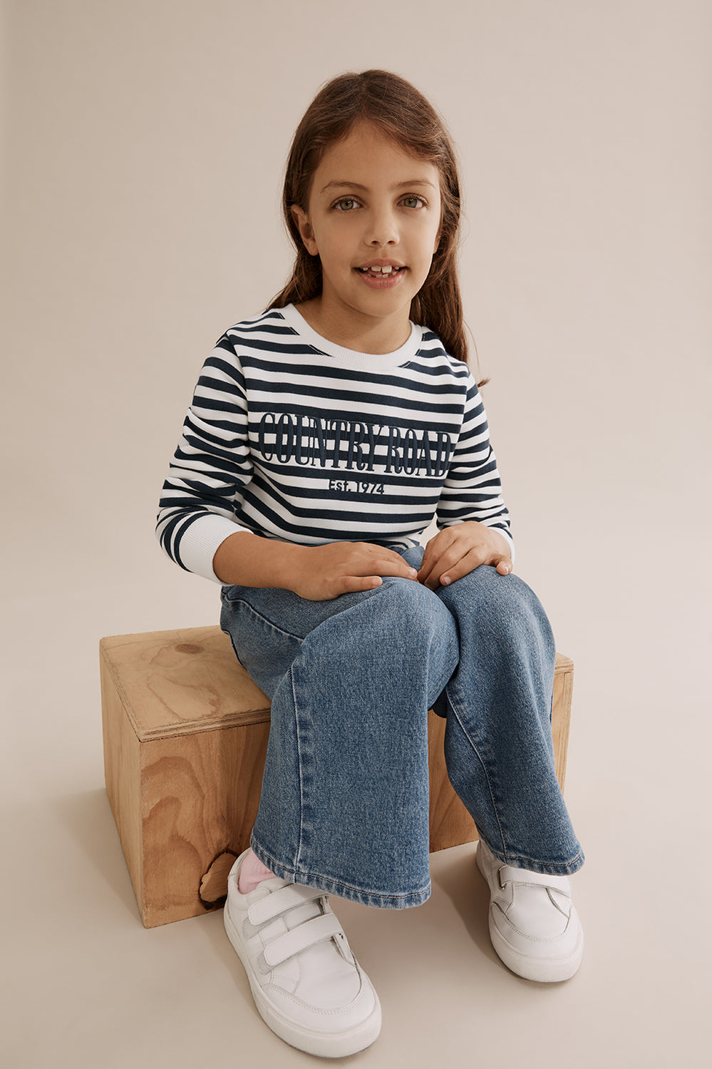 Cotton Heritage Stripe Sweat