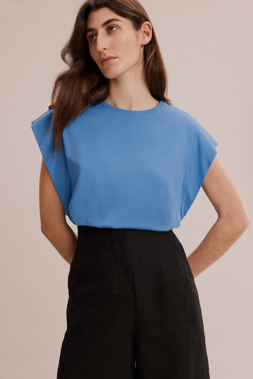 Mercerised Extended T-Shirt