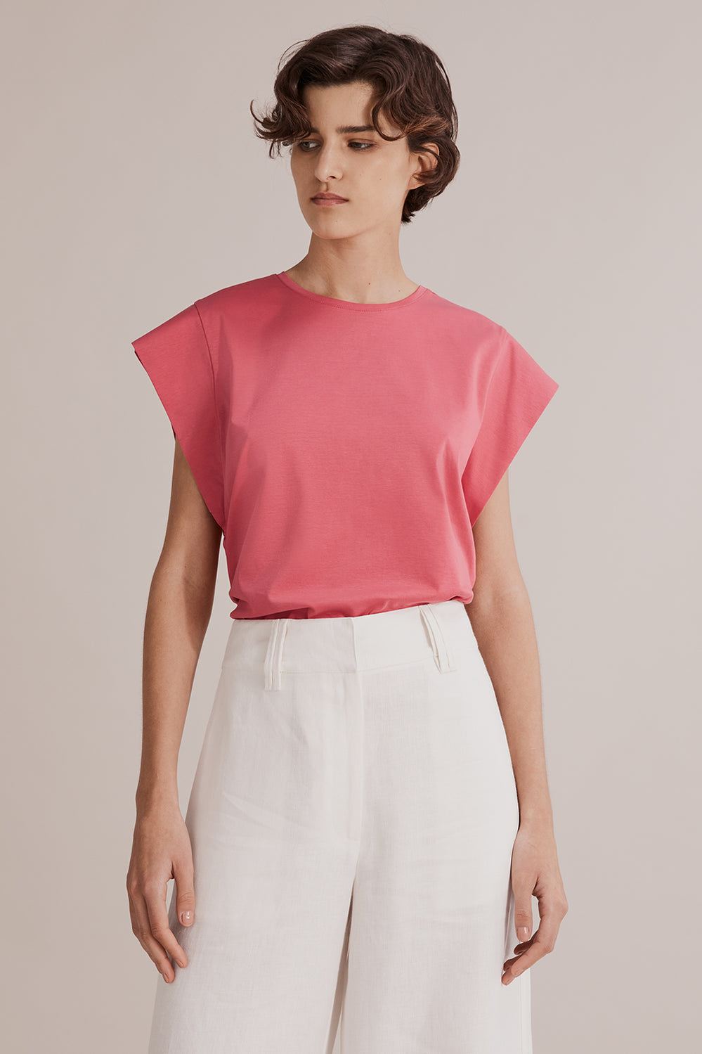 Mercerised Extended T-Shirt