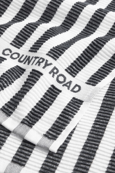 Cr Stripe Australian Cotton Tea Towel Pack Of 3