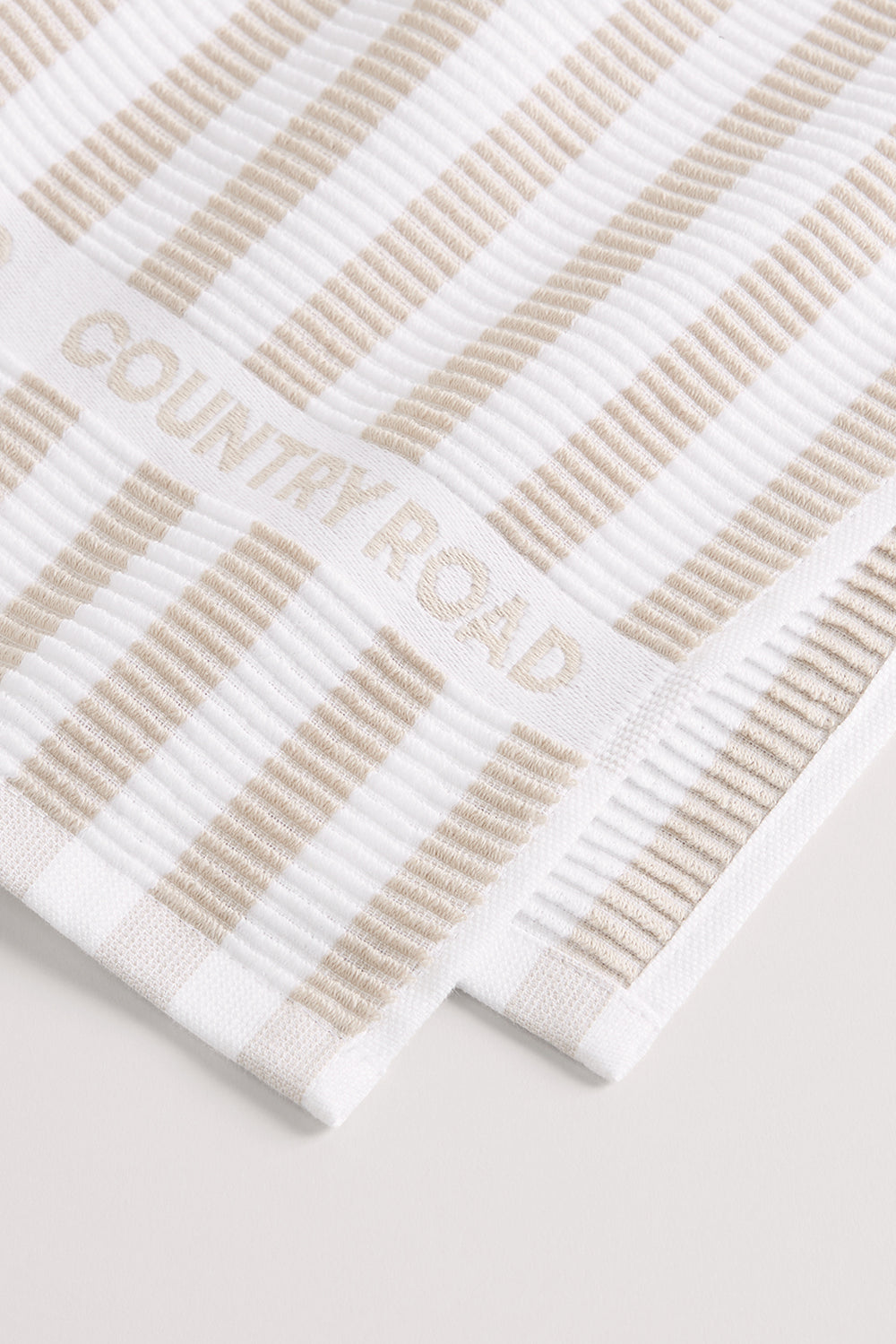 Cr Stripe Australian Cotton Tea Towel Pack Of 3