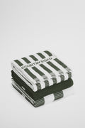 Cr Stripe Australian Cotton Tea Towel Pack Of 3