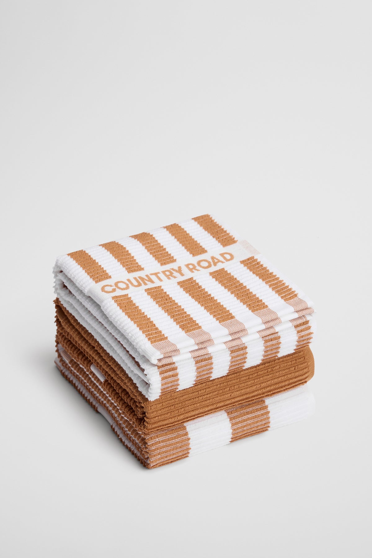Cr Stripe Australian Cotton Tea Towel Pack Of 3