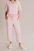 Cotton Cropped Track Pant