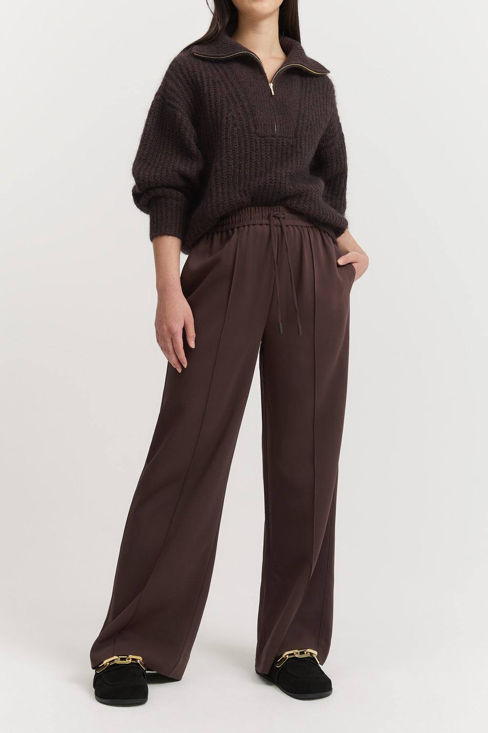 Pull-On Wide Leg Pant