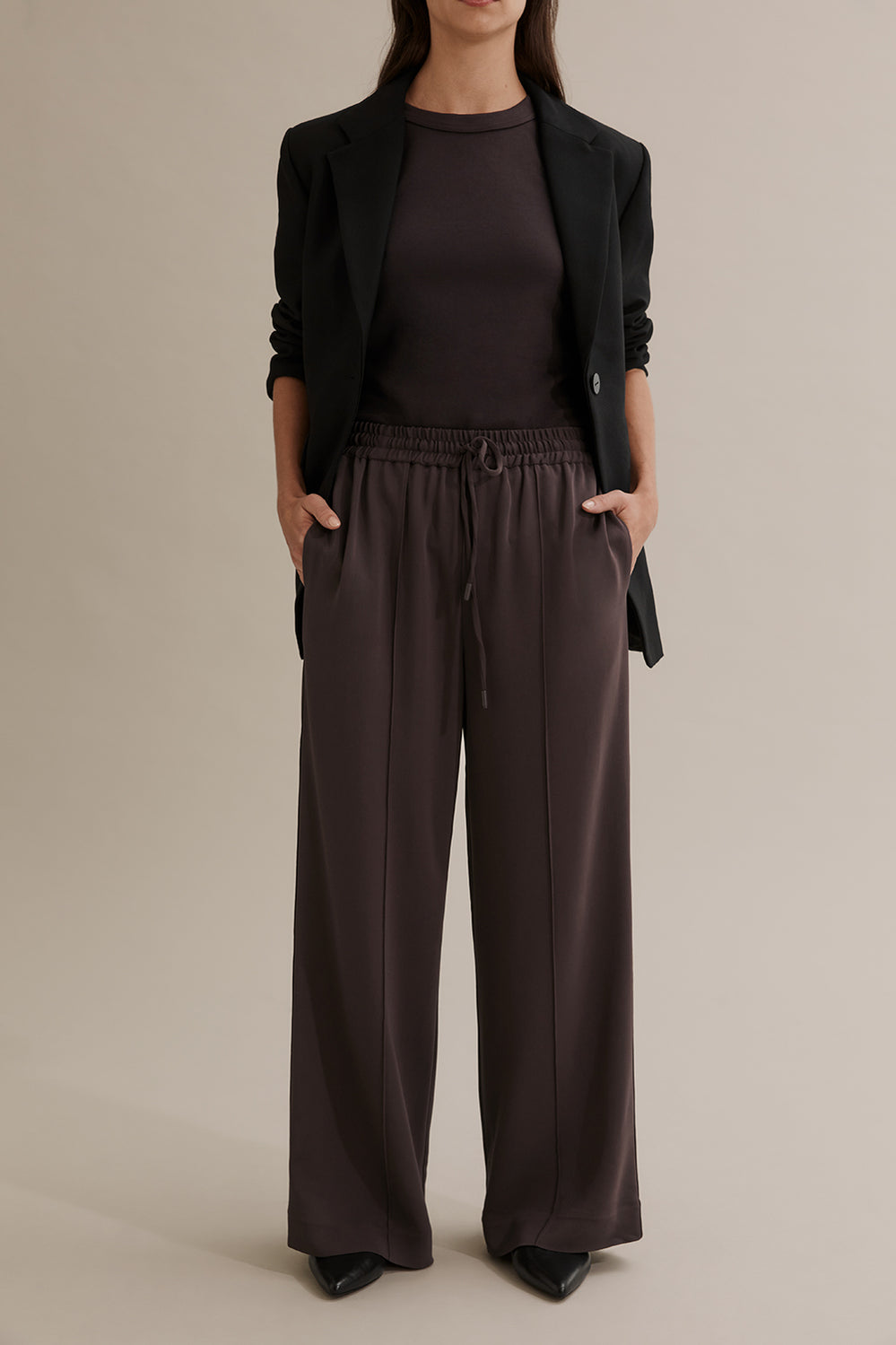 Pull-On Wide Leg Pant