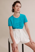 Cotton Modern Embossed T-Shirt
