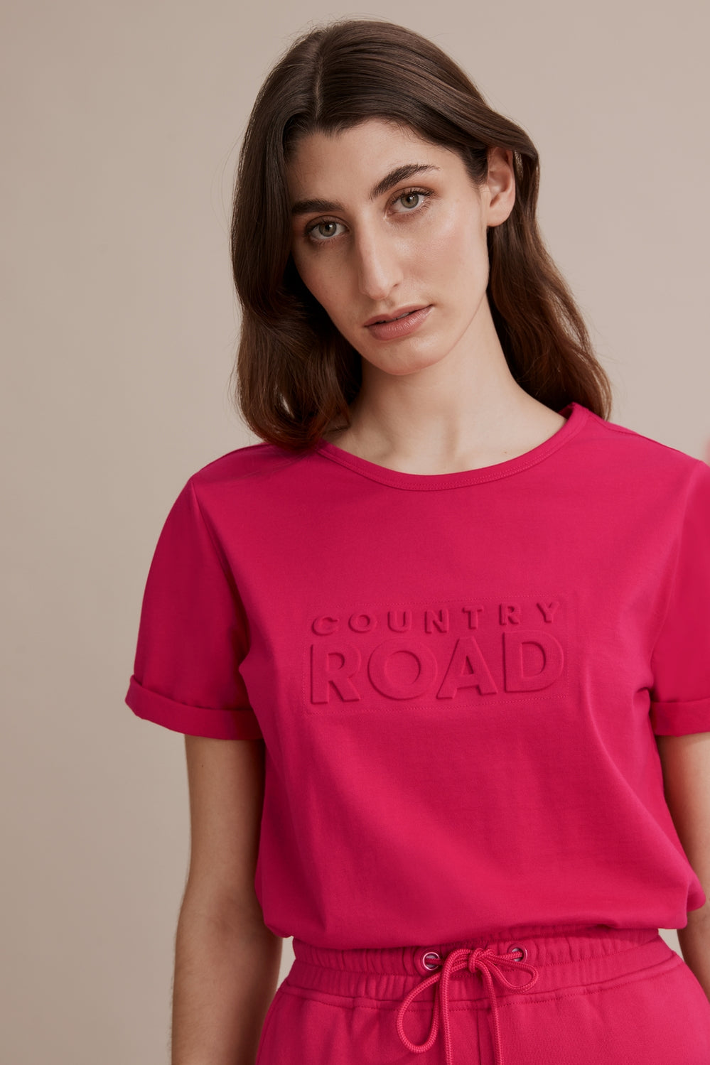 Cotton Modern Embossed T-Shirt