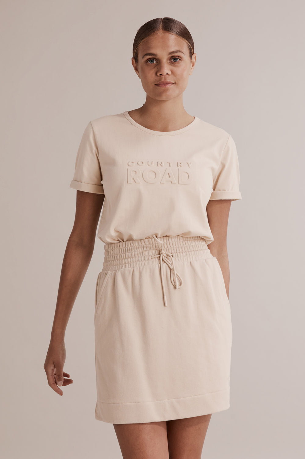 Cotton Modern Embossed T-Shirt