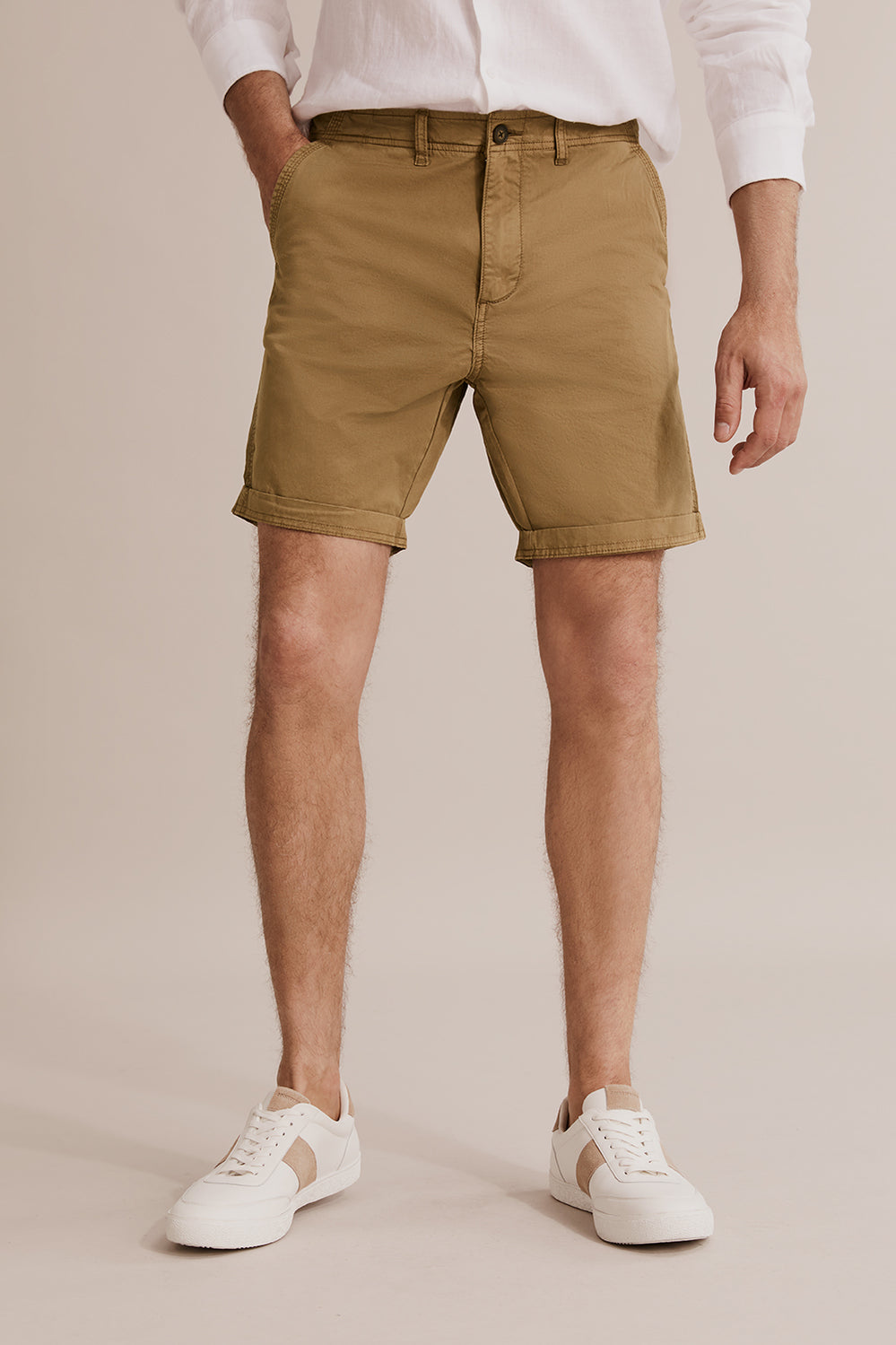 Garment Dyed Chino Short