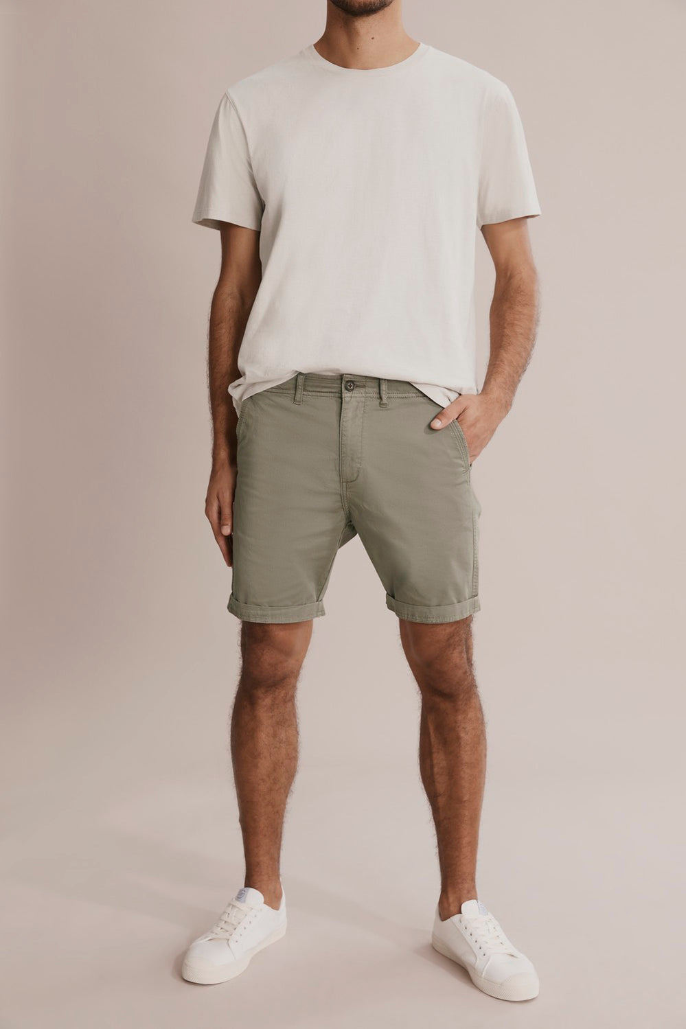 Garment Dyed Chino Short