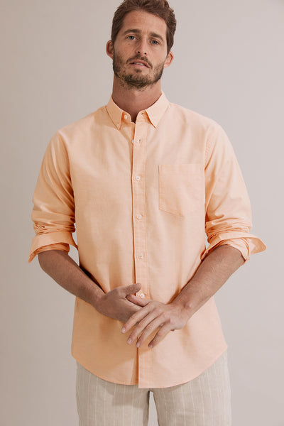 Regular Fit Washed Oxford Shirt