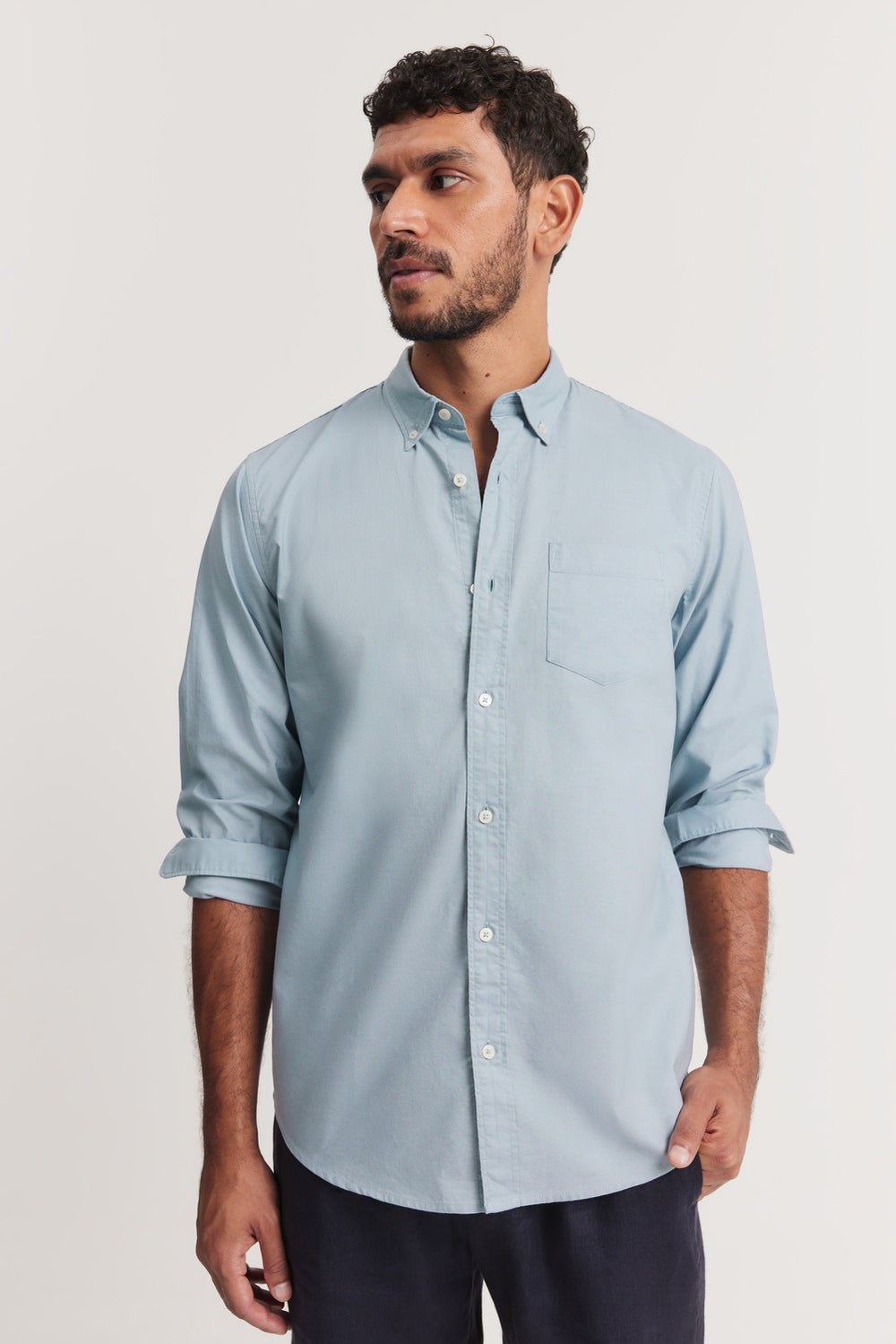 Regular Fit Washed Oxford Shirt
