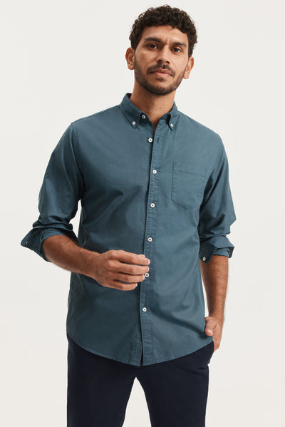 Regular Fit Washed Oxford Shirt