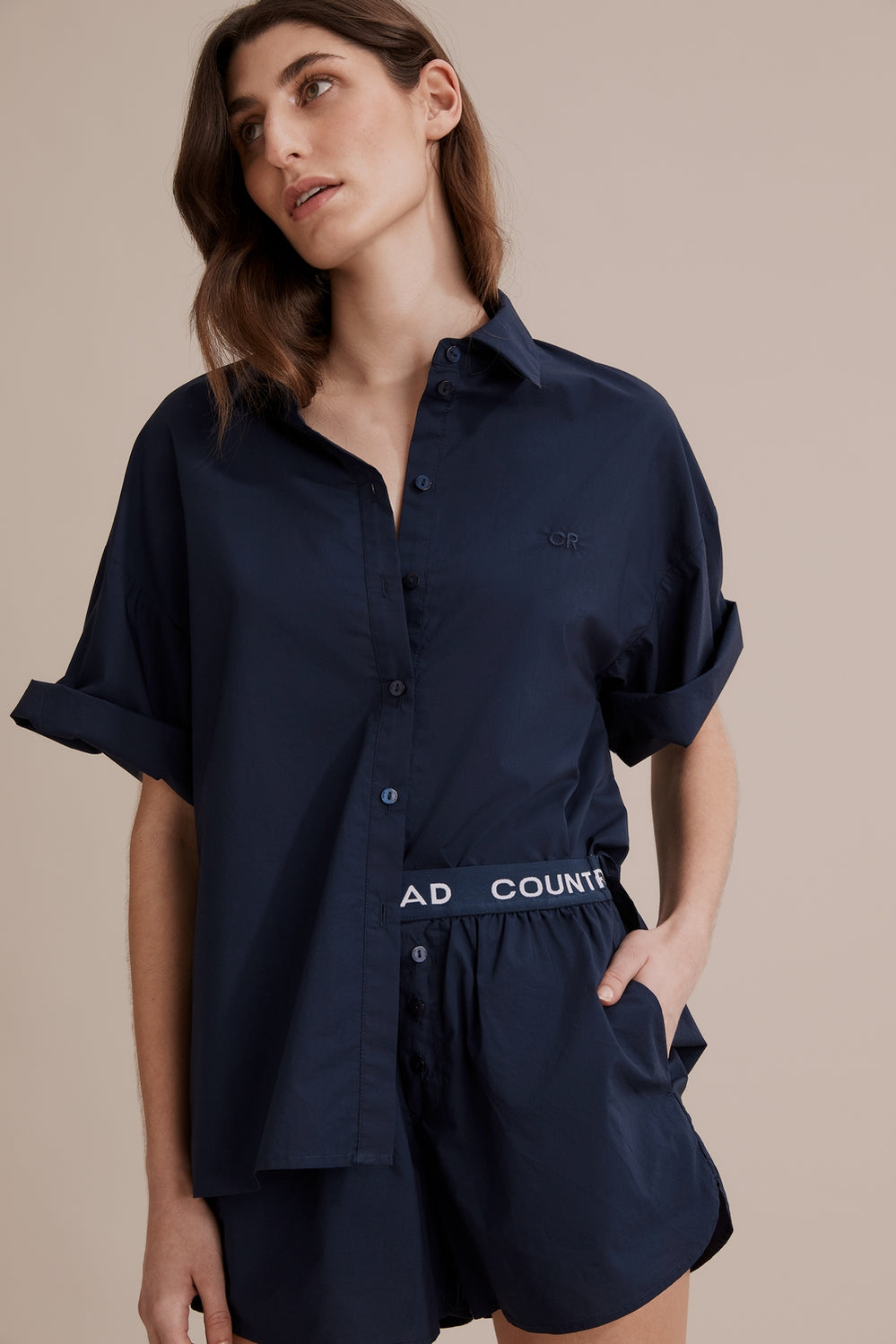 Woven Lounge Shirt