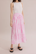 Cotton Twist Front Detail Skirt