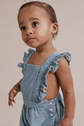 Stripe Frill Overall