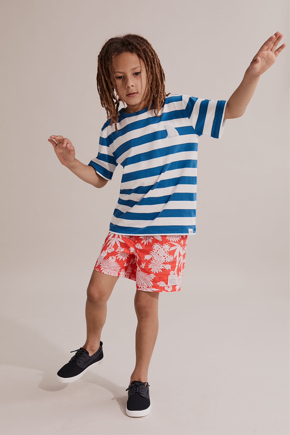 Cotton Shark Stripe T-Shirt