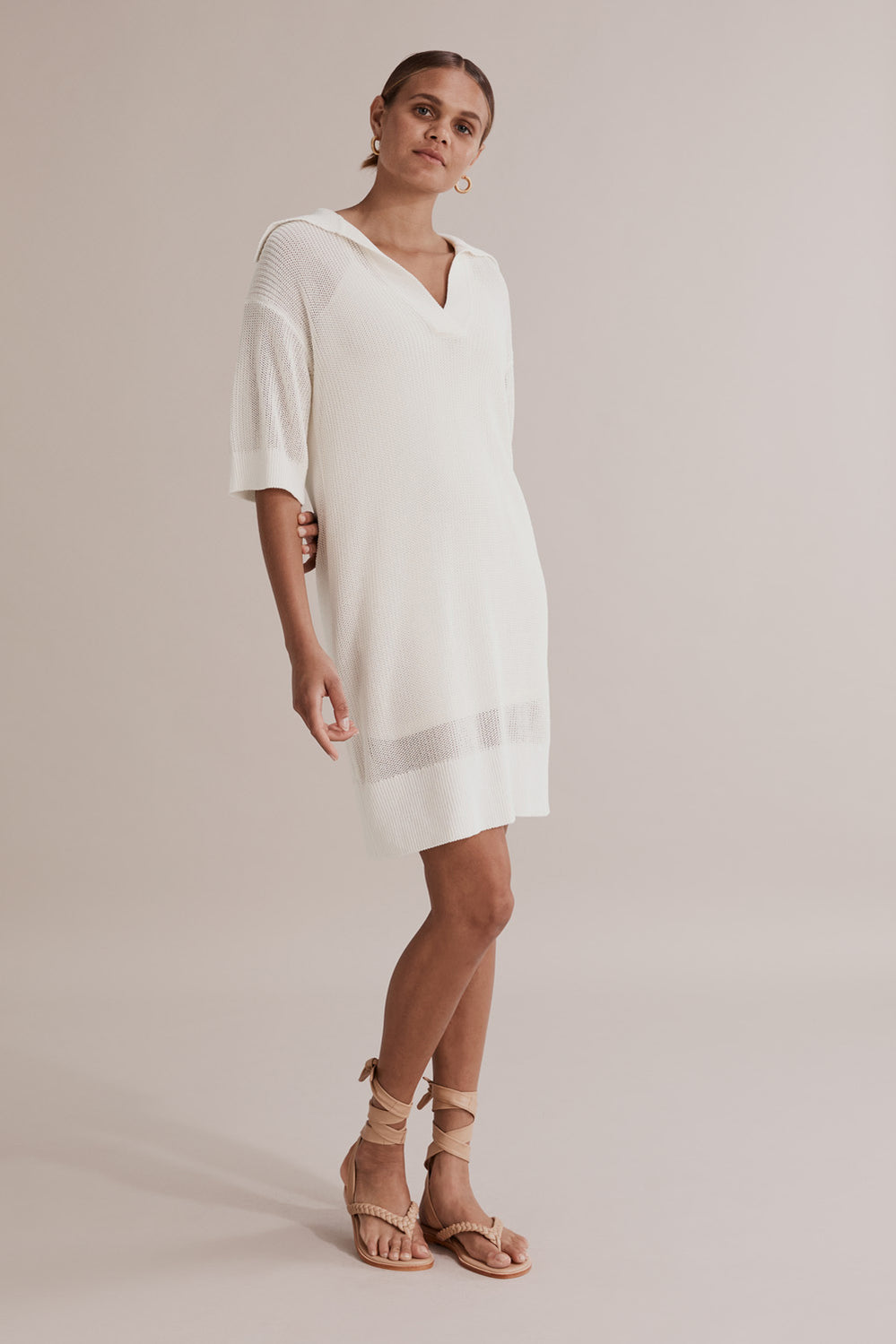Mesh Knit Dress