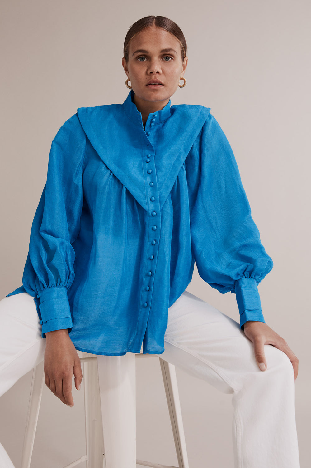Yoke Detail Blouse