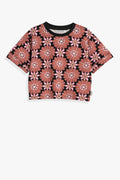 Cotton Flower Tile T-Shirt