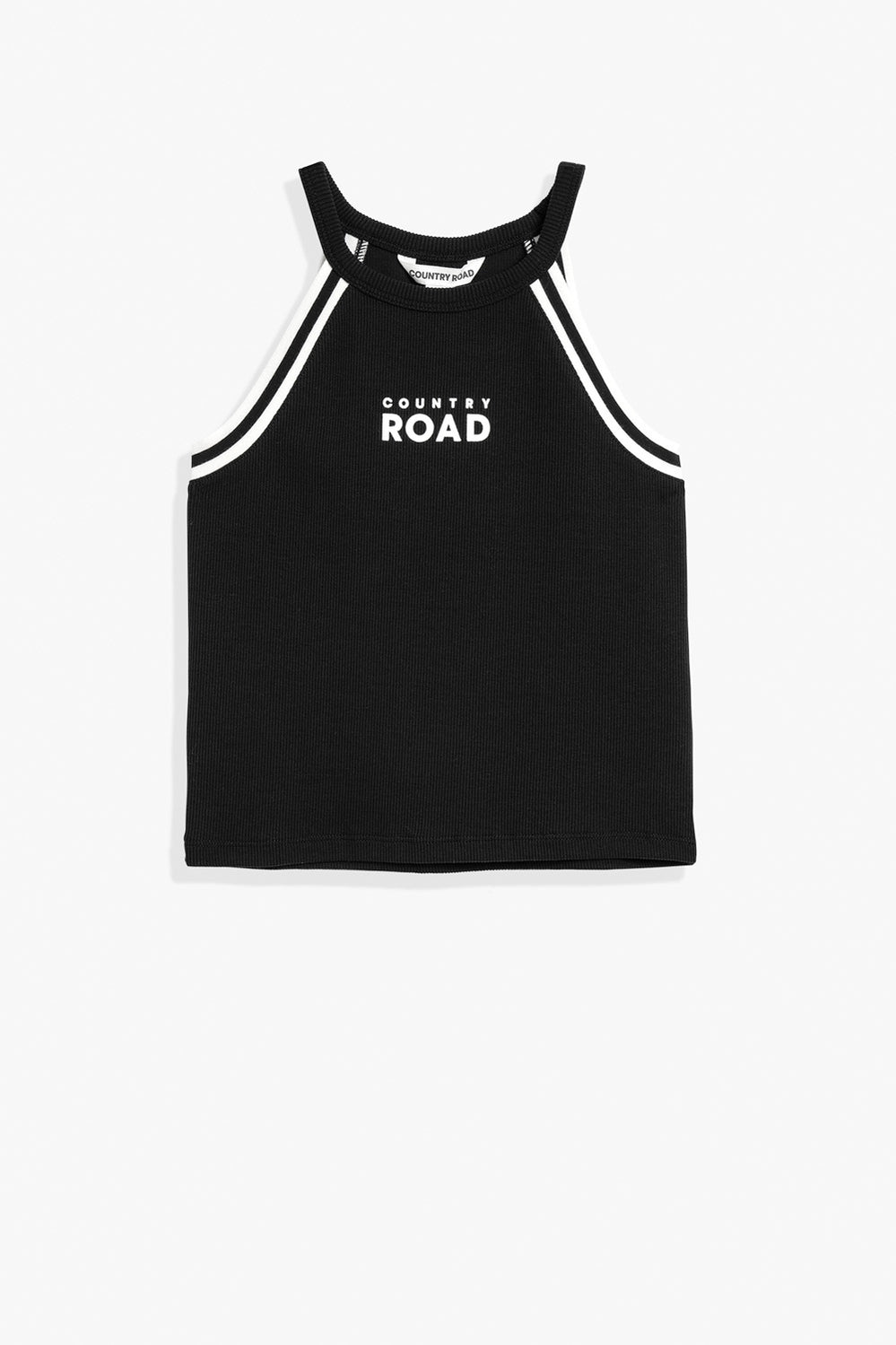 Cotton Logo Halter Tank
