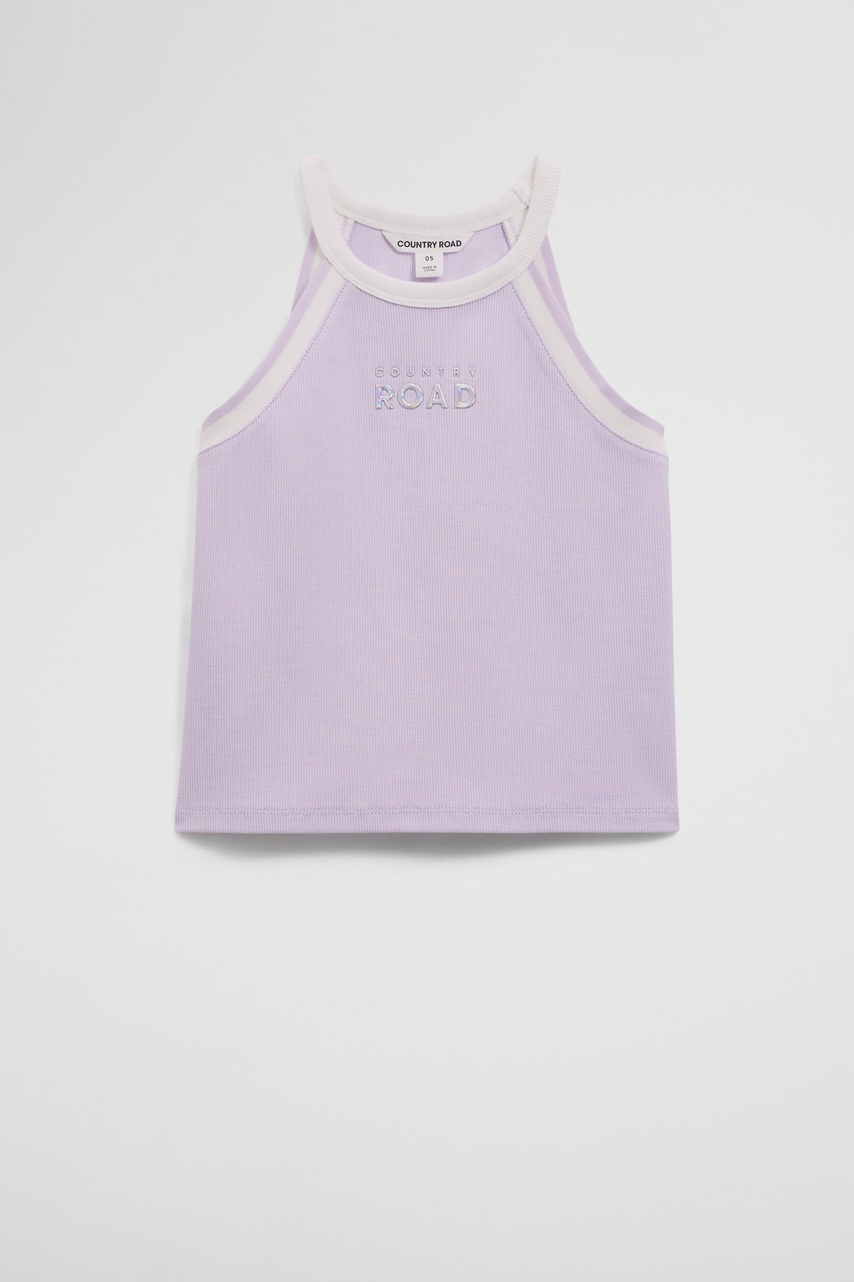Cotton Logo Halter Tank