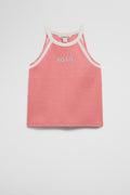 Cotton Logo Halter Tank