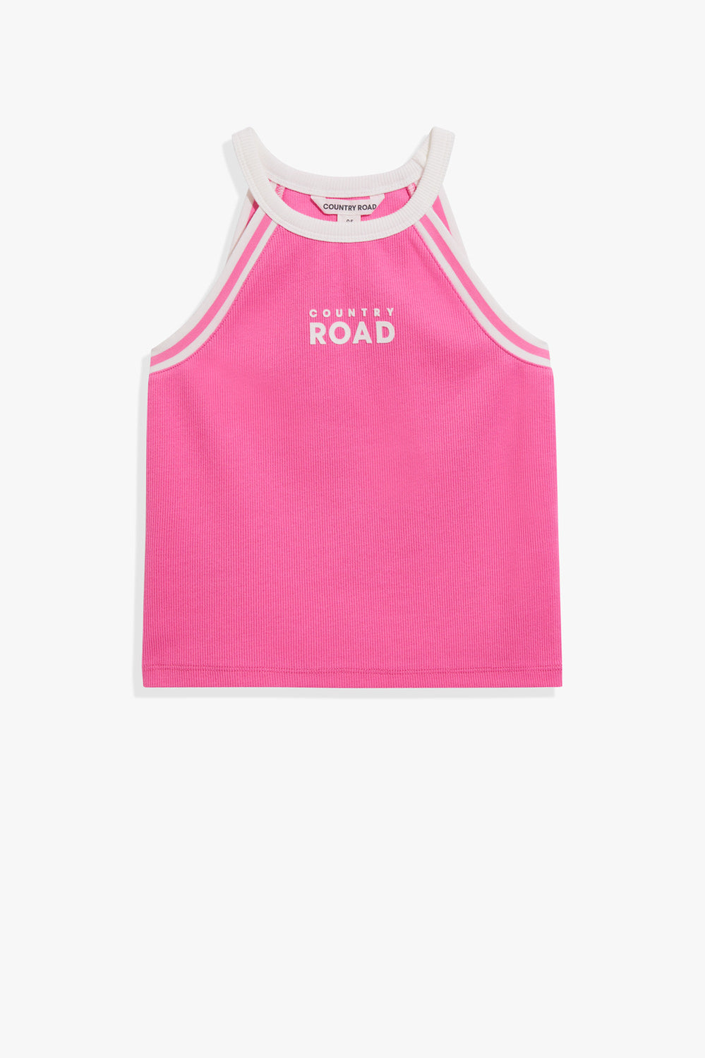 Cotton Logo Halter Tank