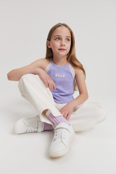 Cotton Logo Halter Tank