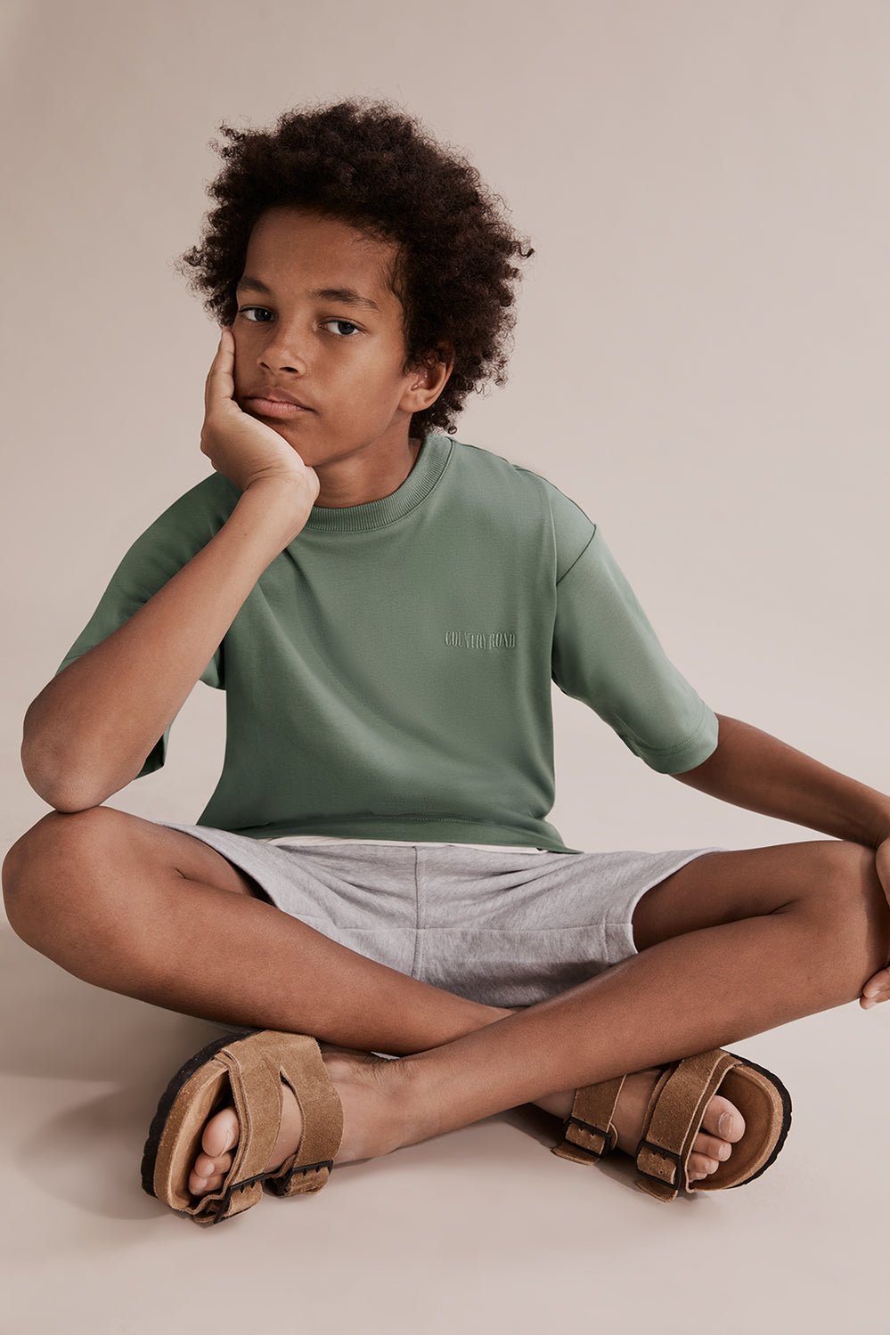 Teen Cotton Oversized Fit Short Sleeve T-Shirt