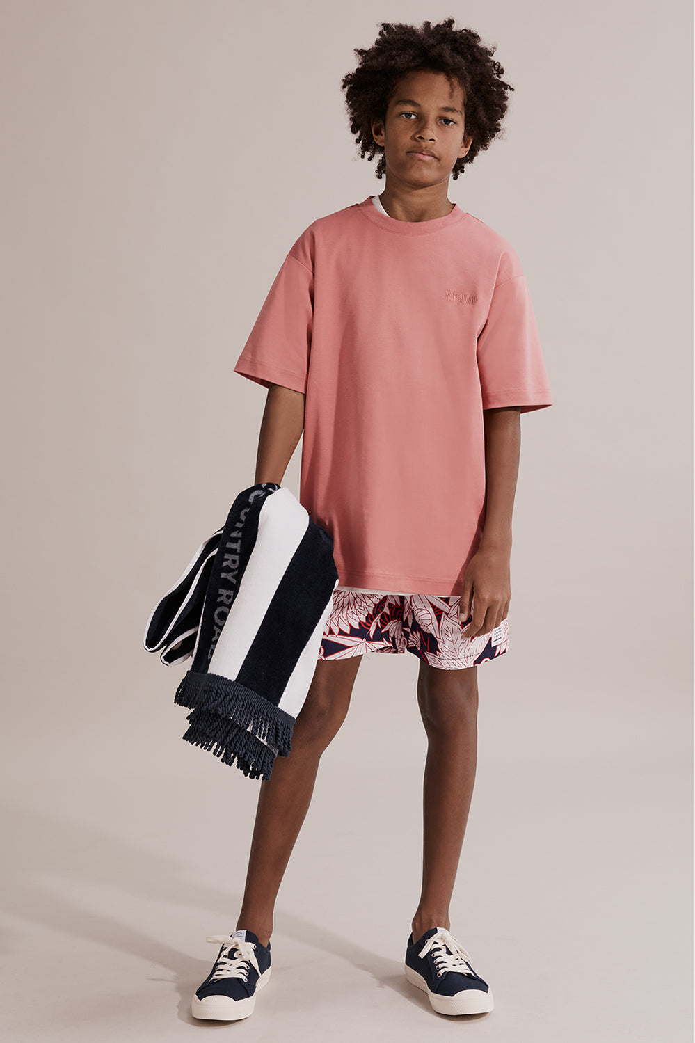 Teen Cotton Oversized Fit Short Sleeve T-Shirt