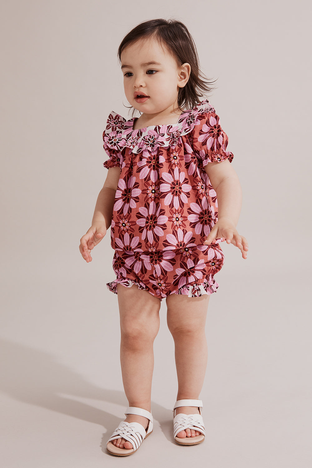 Flower Spliced Shirt