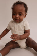 Cotton Henley Rib Bodysuit