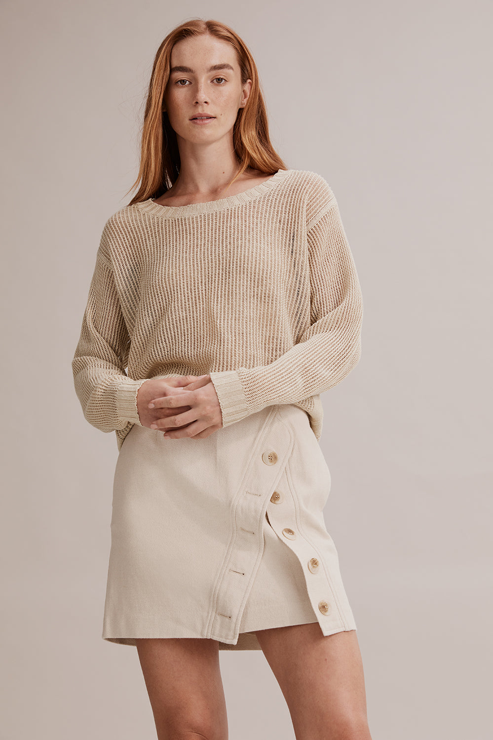 Longline Knit Pullover