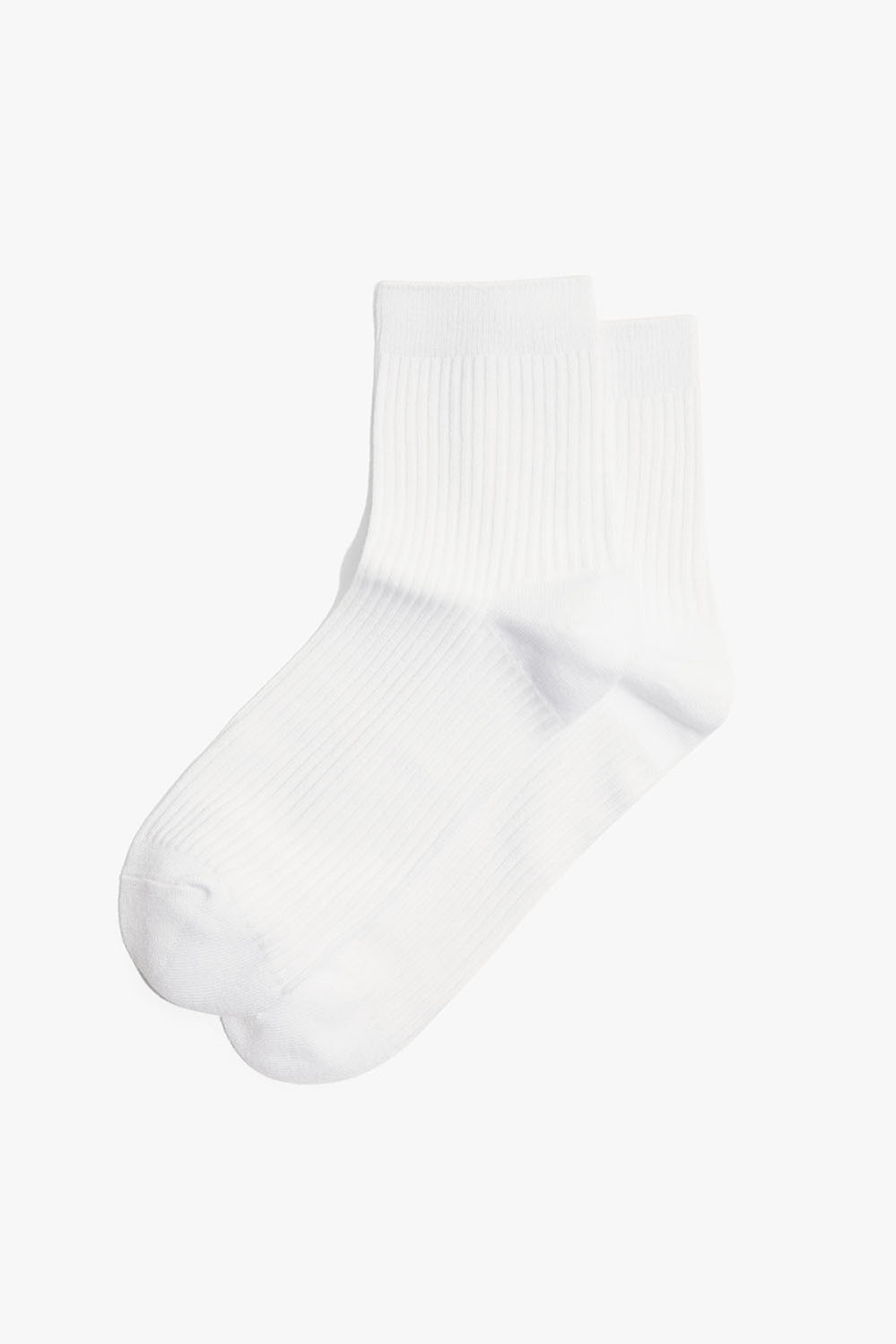 Ribbed Quarter Crew Sock Pack Of 2
