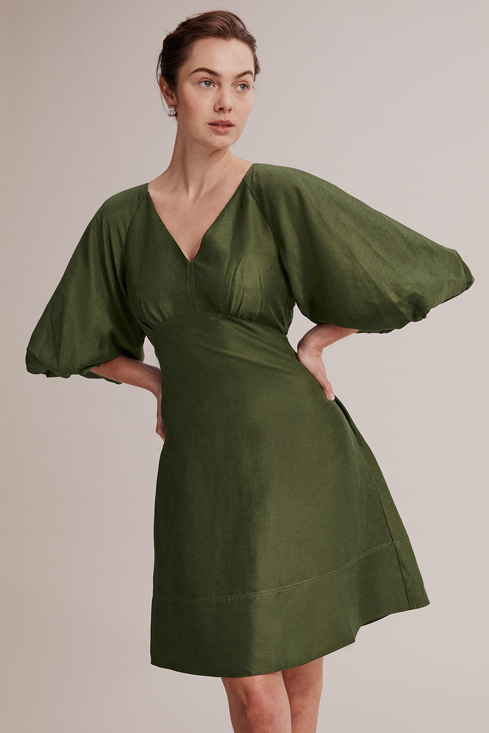 Knot Detail Mini Dress
