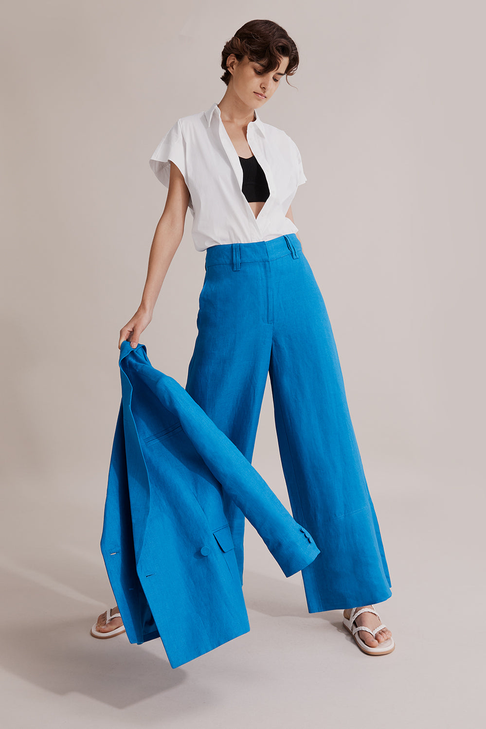 Linen Wide Leg Pant