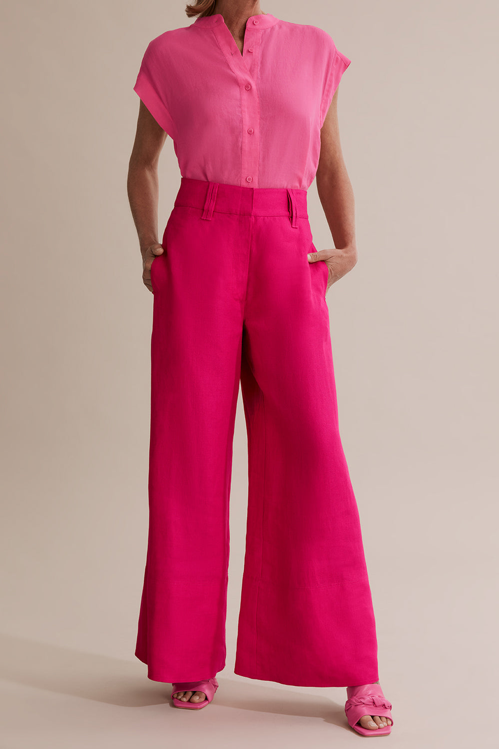 Linen Wide Leg Pant