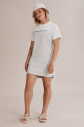 Teen Recycled Cotton Splice Logo T-Shirt Dress