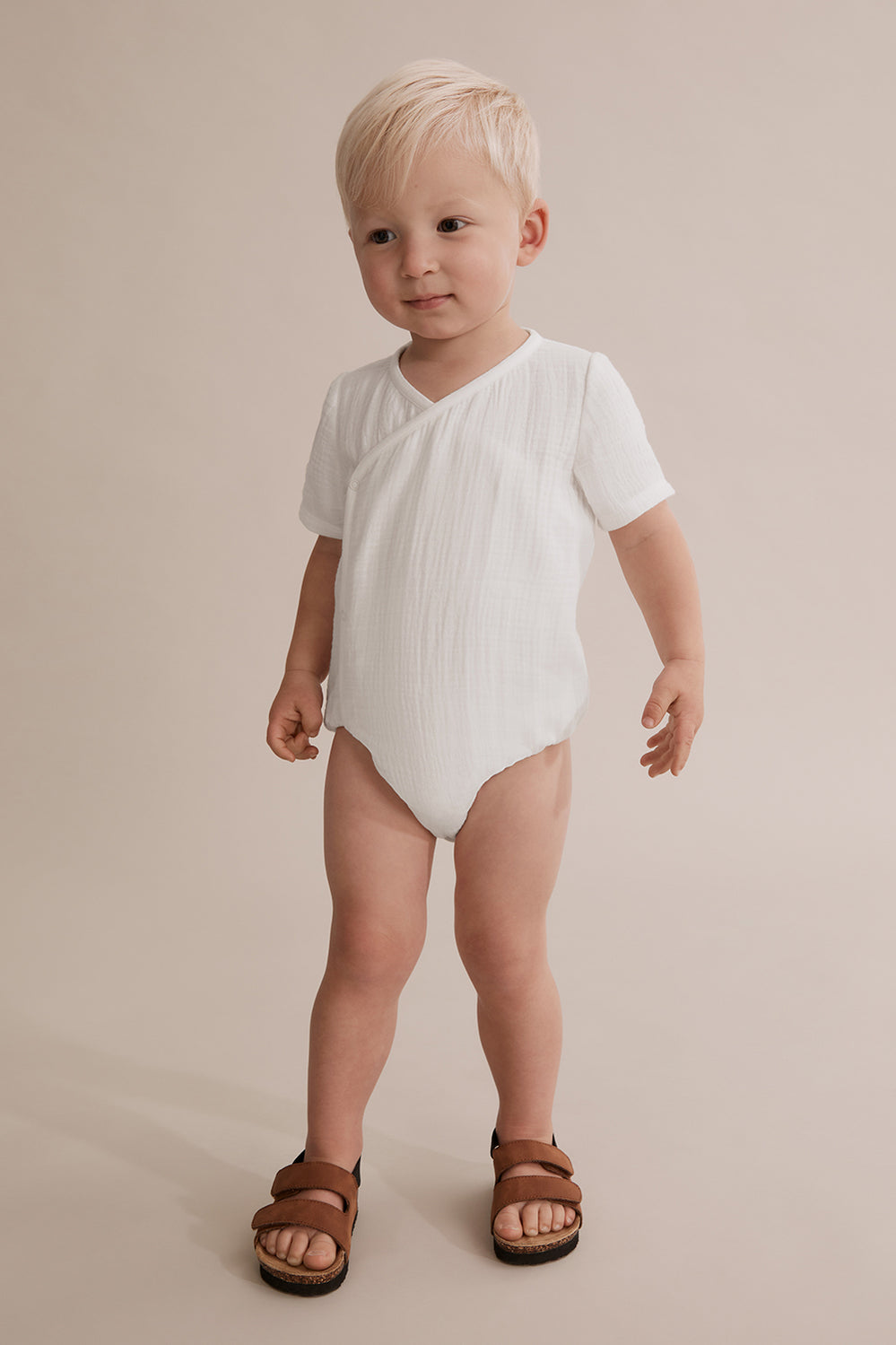 Unisex Crinkle Wrap Bodysuit